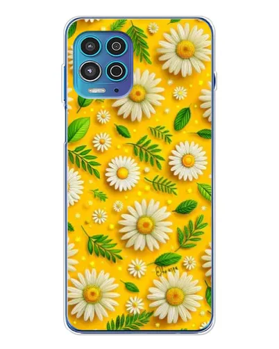 Чехол для Motorola MOTO G100 Pro с картинкой «Ромашковое солнце»