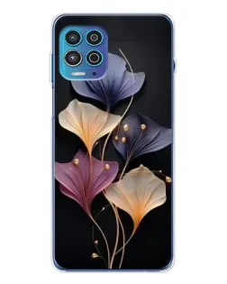 Чехол для Motorola MOTO G100 Pro с картинкой «Лиловые цветы грации»
