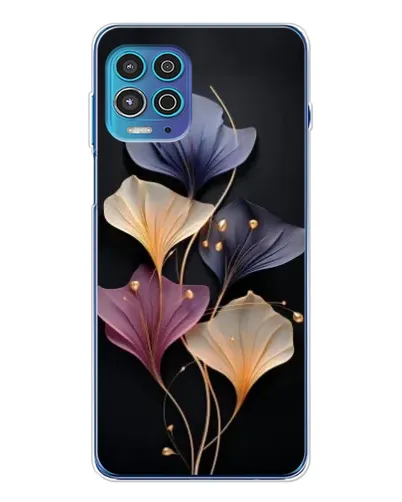 Чехол для Motorola MOTO G100 Pro с картинкой «Лиловые цветы грации»