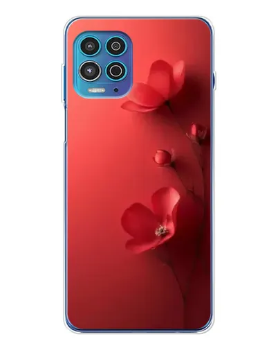 Чехол для Motorola MOTO G100 Pro с картинкой «Маковые соцветия»