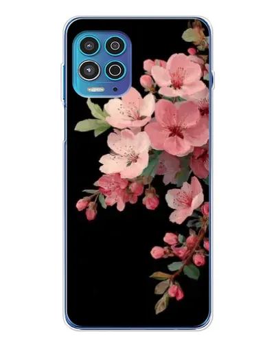 Чехол для Motorola MOTO G100 Pro с картинкой «Розовая ветка сакуры»