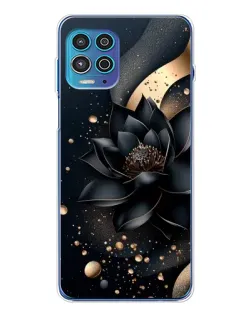 Чехол для Motorola MOTO G100 Pro с картинкой «Черный лотос»