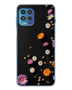 Чехол для Motorola MOTO G100 Pro с картинкой «Цветочная композиция»