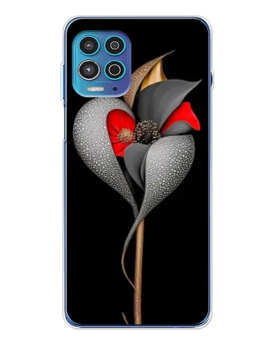 Чехол для Motorola MOTO G100 Pro с картинкой «Серебряный фантазийный цветок» Чехол для Motorola MOTO G100 Pro с картинкой «Серебряный фантазийный цветок»