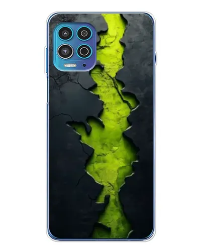Чехол для Motorola MOTO G100 Pro с картинкой «Салатовый разлом скалы» Чехол для Motorola MOTO G100 Pro с картинкой «Салатовый разлом скалы»