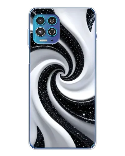 Чехол для Motorola MOTO G100 Pro с картинкой «Черно-белая спираль» Чехол для Motorola MOTO G100 Pro с картинкой «Черно-белая спираль»