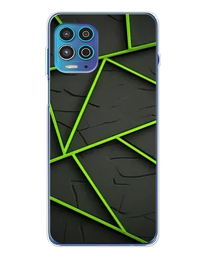 Чехол для Motorola MOTO G100 Pro с картинкой «Зеленые геометрические линии» Чехол для Motorola MOTO G100 Pro с картинкой «Зеленые геометрические линии»