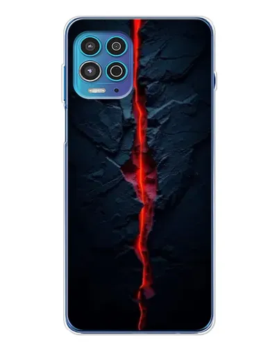 Чехол для Motorola MOTO G100 Pro с картинкой «Kрасная лавовая трещина» Чехол для Motorola MOTO G100 Pro с картинкой «Kрасная лавовая трещина»