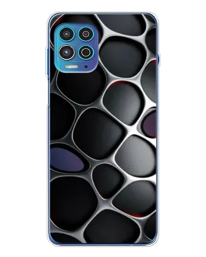 Чехол для Motorola MOTO G100 Pro с картинкой «Объемная темная решетка» Чехол для Motorola MOTO G100 Pro с картинкой «Объемная темная решетка»