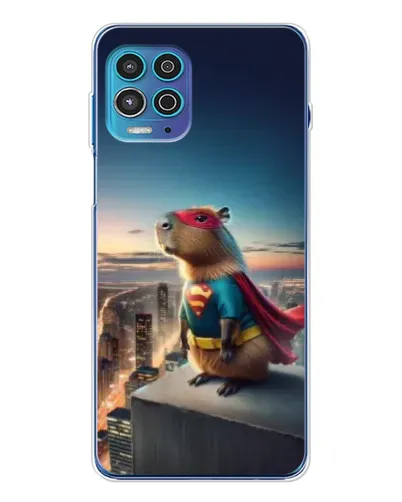 Чехол для Motorola MOTO G100 Pro с картинкой «Капи-мен супергерой»