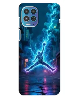 Чехол для Motorola MOTO G100 с картинкой «Jordan Gold Jumpman»