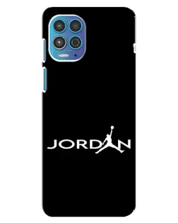 Чехол для Motorola MOTO G100 с картинкой «Jordan White Logo»