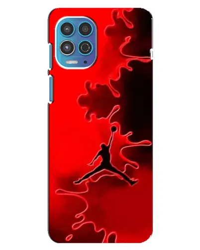 Чехол для Motorola MOTO G100 с картинкой «Jordan Red Smoke» Чехол для Motorola MOTO G100 с картинкой «Jordan Red Smoke»