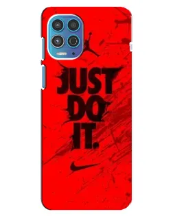 Чехол для Motorola MOTO G100 с картинкой «Nike Just Do It»
