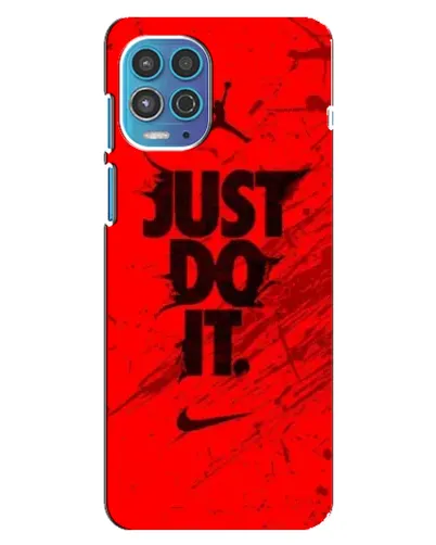 Чехол для Motorola MOTO G100 с картинкой «Nike Just Do It» Чехол для Motorola MOTO G100 с картинкой «Nike Just Do It»