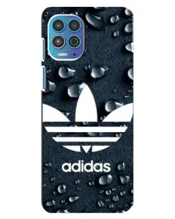 Чехол для Motorola MOTO G100 с картинкой «Adidas Trefoil Blue»