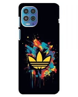 Чехол для Motorola MOTO G100 с картинкой «Adidas Splash»