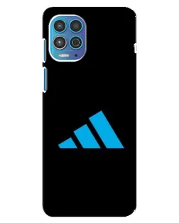 Чехол для Motorola MOTO G100 с картинкой «Adidas Cyan Logo»