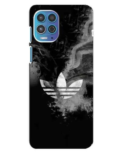 Чехол для Motorola MOTO G100 с картинкой «Абстрактный дым Adidas»