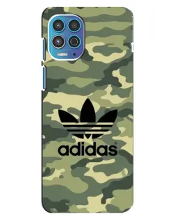Чехол для Motorola MOTO G100 с картинкой «Милитари стиль Adidas»