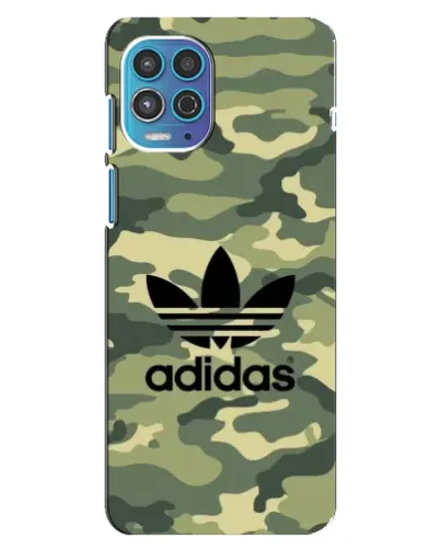Чехол для Motorola MOTO G100 с картинкой «Милитари стиль Adidas»