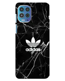 Чехол для Motorola MOTO G100 с картинкой «Белый мрамор Adidas»