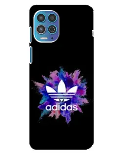 Чехол для Motorola MOTO G100 с картинкой «Взрыв красок Adidas»