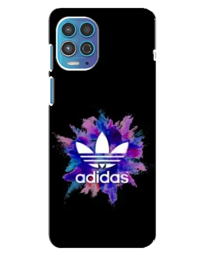 Чехол для Motorola MOTO G100 с картинкой «Взрыв красок Adidas»