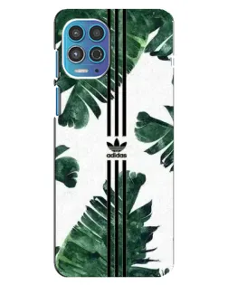 Чехол для Motorola MOTO G100 с картинкой «Пальмовые листья адидас»