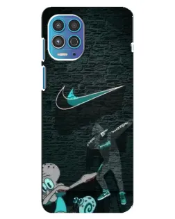 Чехол для Motorola MOTO G100 с картинкой «Спортивный арт Nike»