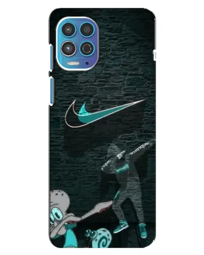 Чехол для Motorola MOTO G100 с картинкой «Спортивный арт Nike»