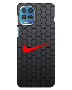 Чехол для Motorola MOTO G100 с картинкой «Nike — карбоновая сетка»