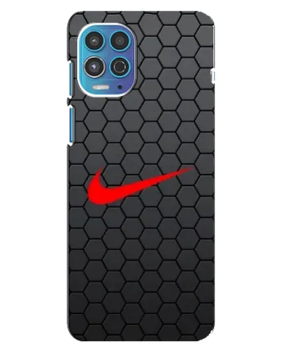 Чехол для Motorola MOTO G100 с картинкой «Nike — карбоновая сетка»