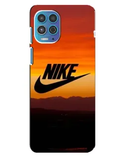 Чехол для Motorola MOTO G100 с картинкой «Nike — вечерний горизонт»