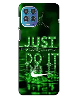 Чехол для Motorola MOTO G100 с картинкой «Зеленый неоновый Nike»