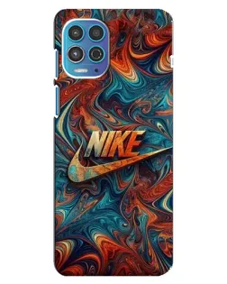 Чехол для Motorola MOTO G100 с картинкой «Nike в абстракции»