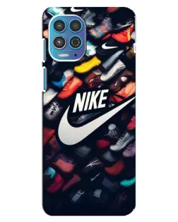 Чехол для Motorola MOTO G100 с картинкой «Коллекция кроссовок Nike»