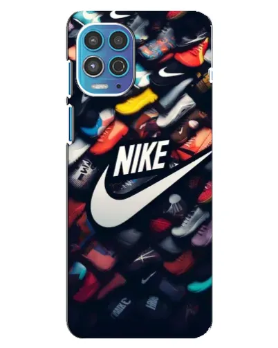Чехол для Motorola MOTO G100 с картинкой «Коллекция кроссовок Nike»
