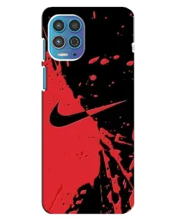 Чехол для Motorola MOTO G100 с картинкой «Красные брызги Nike» Чехол для Motorola MOTO G100 с картинкой «Красные брызги Nike»