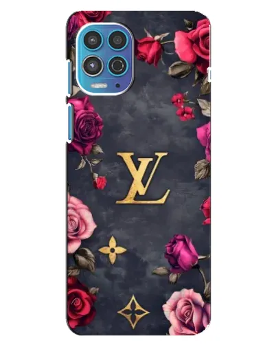 Чехол для Motorola MOTO G100 с картинкой «Цветочный Louis Vuitton»