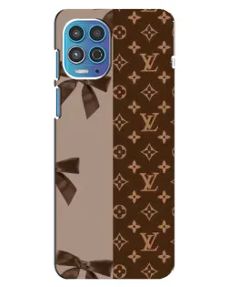 Чехол для Motorola MOTO G100 с картинкой «Louis Vuitton — банты»