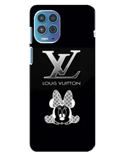 Чехол для Motorola MOTO G100 с картинкой «LV и Минни Маус»