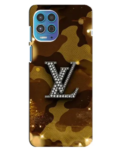 Чехол для Motorola MOTO G100 с картинкой «Камуфляжный Louis Vuitton»