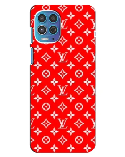 Чехол для Motorola MOTO G100 с картинкой «Яркий паттерн LV»