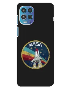 Чехол для Motorola MOTO G100 с картинкой «NASA — эмблема миссии»