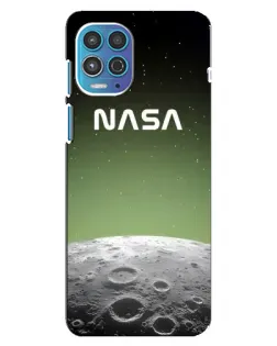 Чехол для Motorola MOTO G100 с картинкой «NASA — лунный градиент»