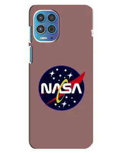 Чехол для Motorola MOTO G100 с картинкой «NASA — ретро космос»