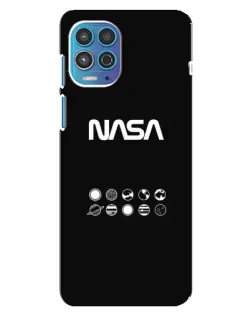 Чехол для Motorola MOTO G100 с картинкой «NASA — технический принт»