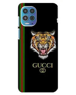 Чехол для Motorola MOTO G100 с картинкой «Тигр Gucci»
