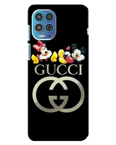 Чехол для Motorola MOTO G100 с картинкой «Gucci — герои Disney»